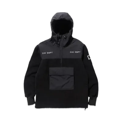 Cav Empt (C.E) PULLOVER LIGHT FLEECE #4 "Black"