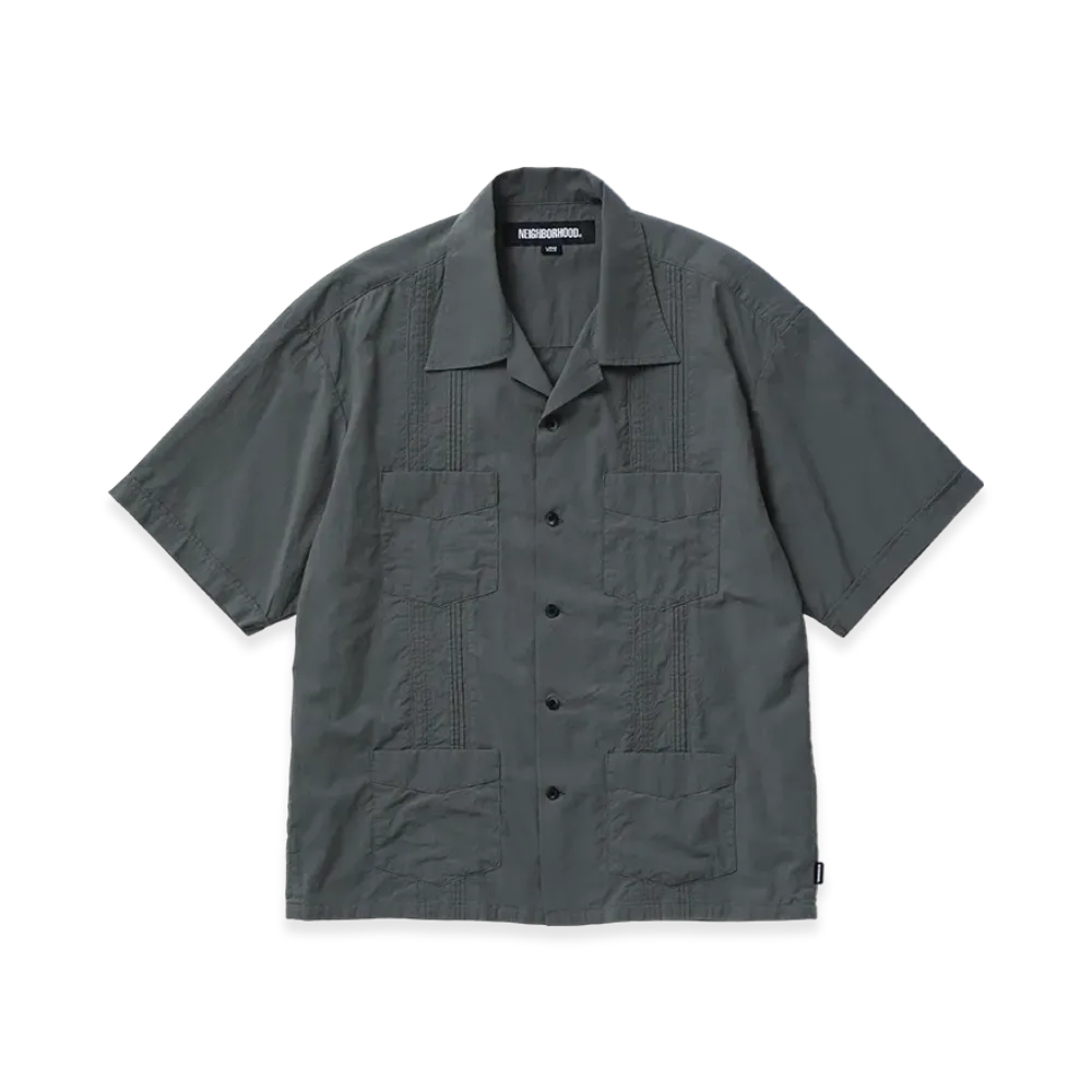 NEIGHBORHOOD Guayabera Shirt SS "Olive Drab"