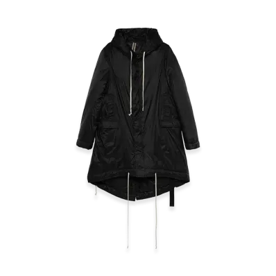 Rick Owens DRKSHDW Fishtail Parka "Black"