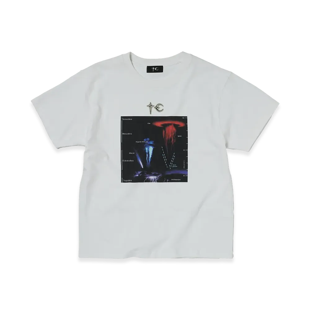 THUG CLUB Lightning Hierarchy T-Shirt "White"