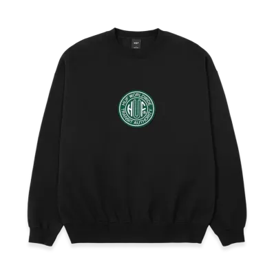 HUF Transit Authority Crewneck "Black"