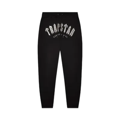 TRAPSTAR Decoded Hooded Gel Tracksuit "Black/Chrome"