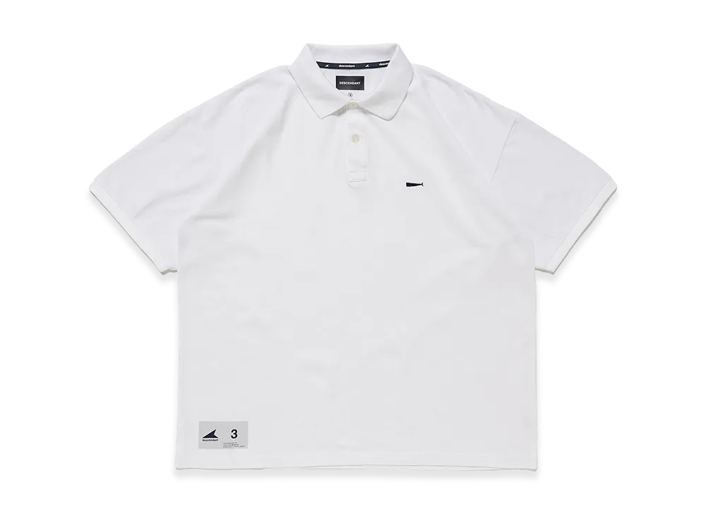 DESCENDANT Cachalot Polo SS "White"