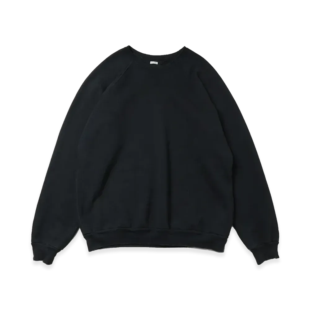 A.PRESSE Vintage Double V Sweatshirt "Black"