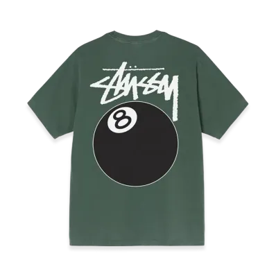Stussy 8 Ball Pigment Dyed Tee - 21FW "Pine"