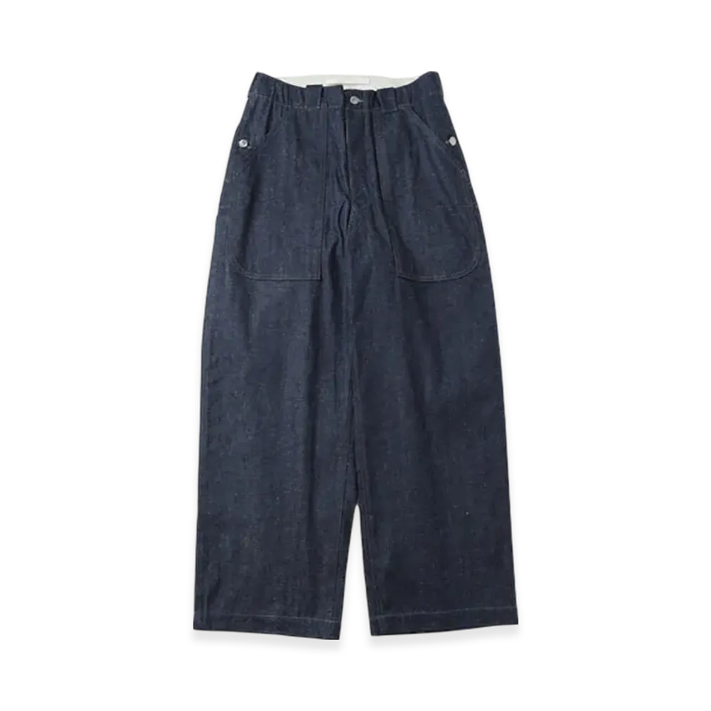 A.PRESSE Swiss Army Denim Work Trousers "Indigo"