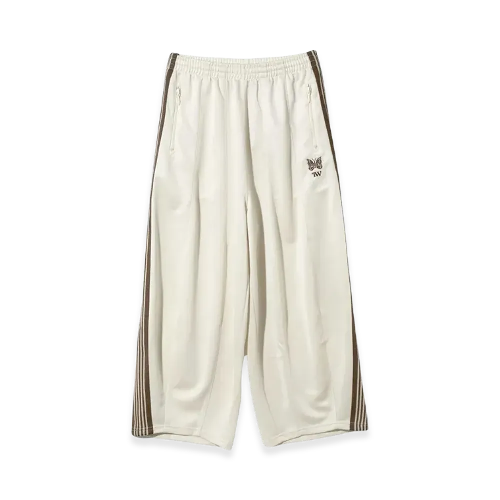 NEEDLES x TW H.D. Track Pants Poly Smooth "White"