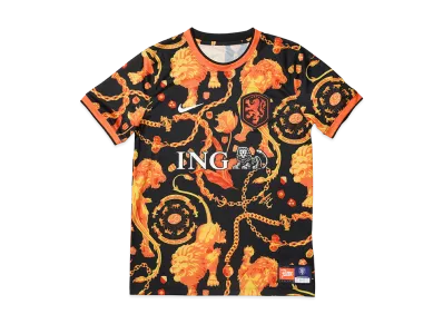Nike x Patta X2 World Cup Kid's Short-Sleeve Football Top Netherlands "Orange/Black"