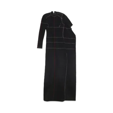 BALENCIAGA Women's Wip Gowns "Black"