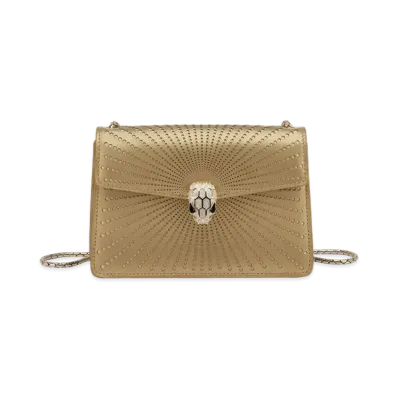 BVLGARI Serpenti Forever Crossbody Mini Bag "Gold"