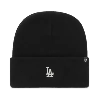 47 NYY MLB Base Runner Cuff Knit "Dodgers Black"