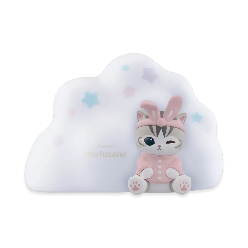 BANDAI "Ichiban Kuji" -mofusand Pajama Party with Cats- A Prize Kitty's Sleeping Room Light