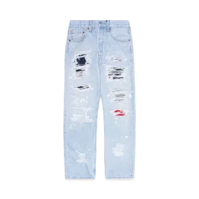 HYPE DROP x INNOCENCE NYC EXCLUSIVE DESTROY DENIM PANTS 30inch "Indigo"