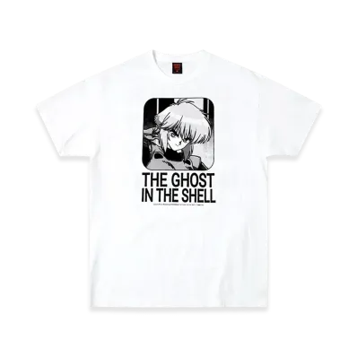 Geeks Rule x Dover Street Market (DSM) x THE GHOST IN THE SHELL Silkscreen Printing T Shirt "White"