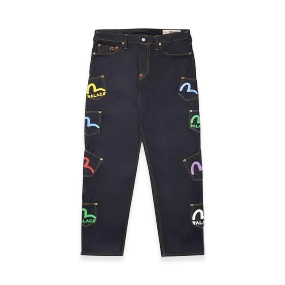 PALACE x Evisu Multi Pocket Jean "Indigo"