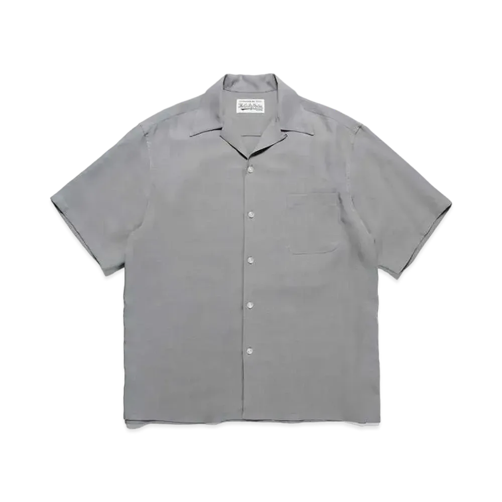 WACKO MARIA 50's Open Collar Shirt "Gray"