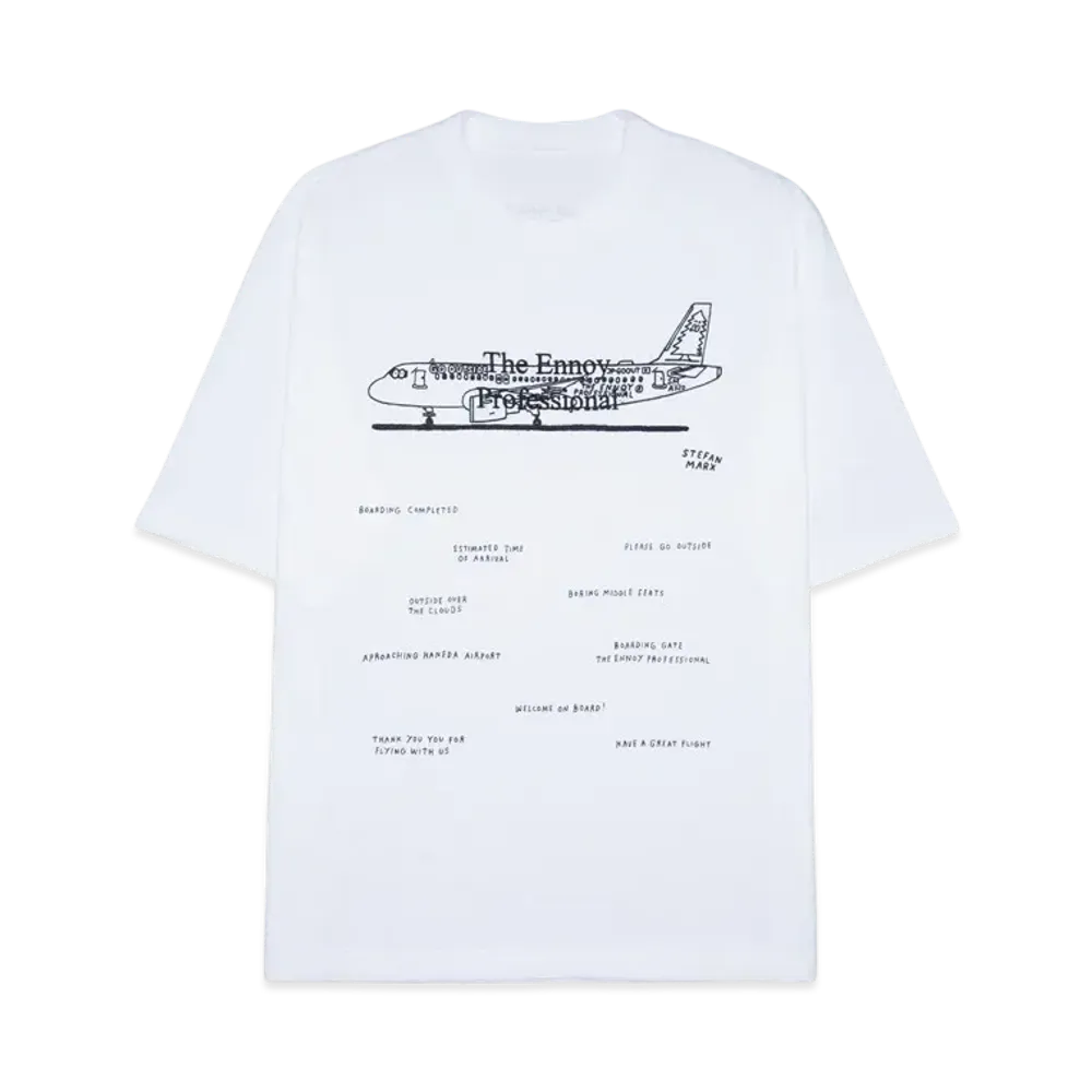 ENNOY 23AW Stefan Marx T-Shirt "White"