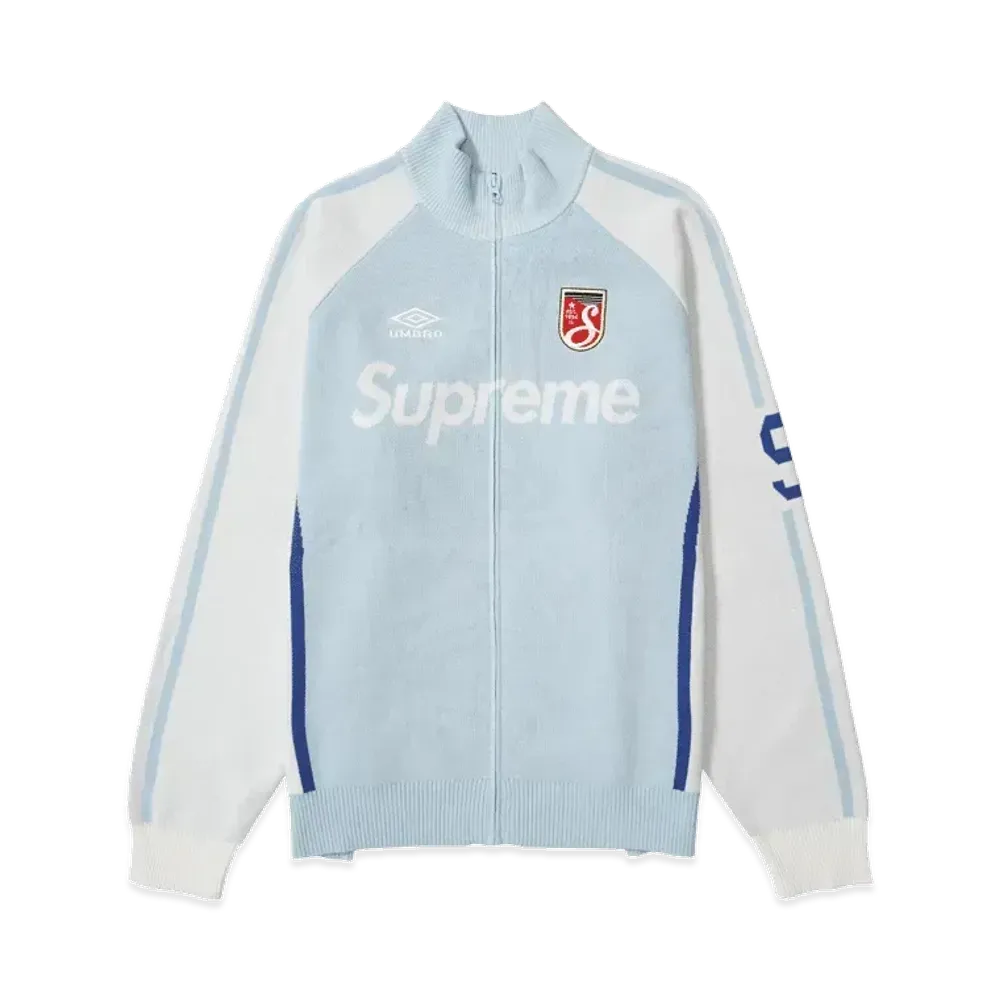 Supreme x Umbro Zip Up Sweater "LightBlue"