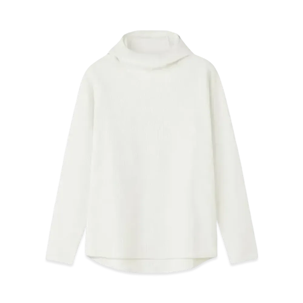 Goldwin Waffle Light Long Sleeve Hoodie (Unisex) "White"