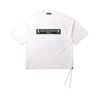 mastermind WORLD Boxy Boxed Logo Tee "White"