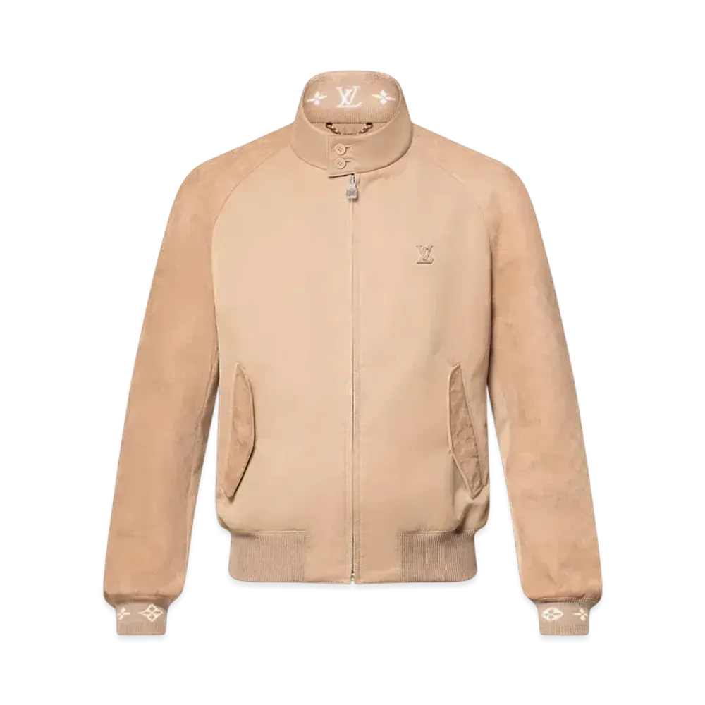 Louis Vuitton Men's Suede Mix Blouson "Beige"