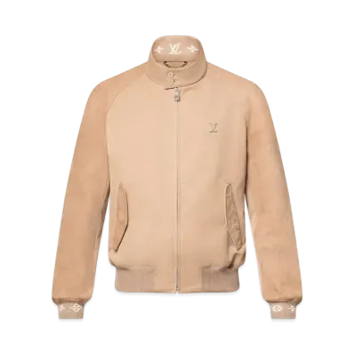 Louis Vuitton Men's Suede Mix Blouson "Beige"