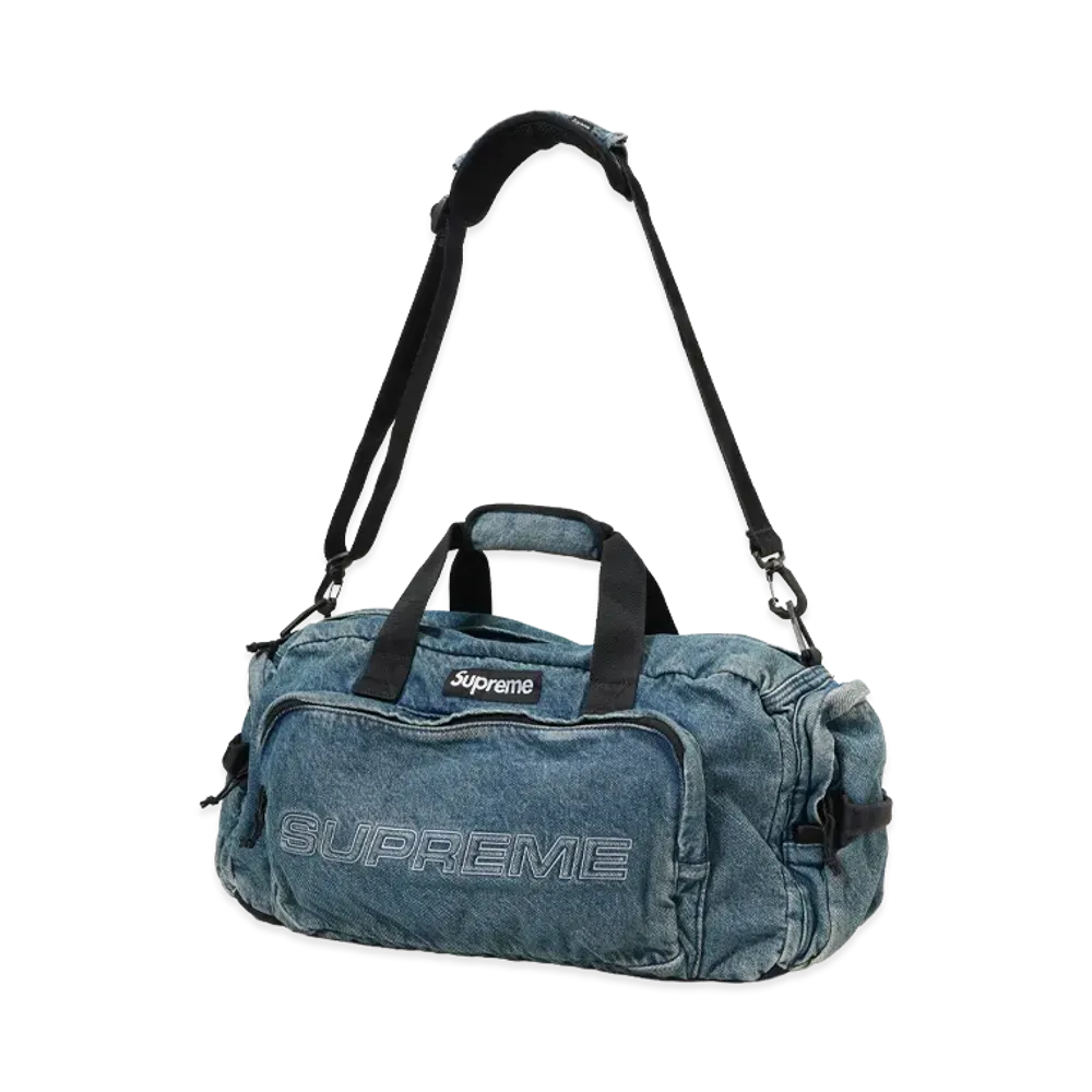 Supreme Denim Duffle Bag "Washed Indigo"