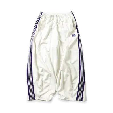 Needles x FREAK'S STORE Exclusive H.D.TrackPant PolySmooth "White/Purple"
