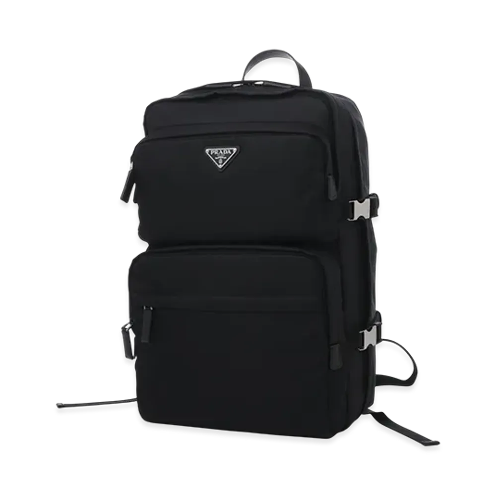 PRADA Re-Nylon x Saffianoleather "Nero"