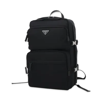 PRADA Re-Nylon x Saffianoleather "Nero"