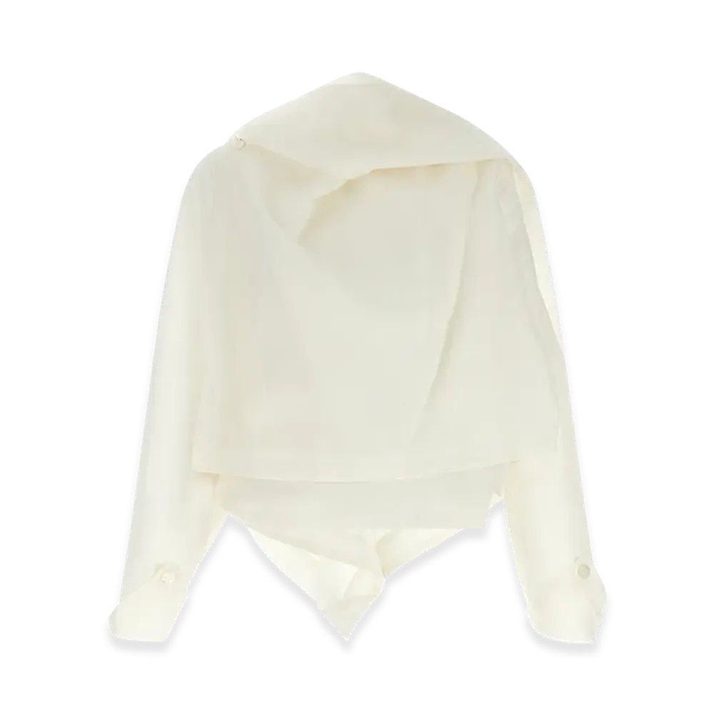 ISSEY MIYAKE Women's All Squares Top "White"
