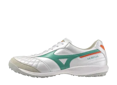Mizuno Morelia Sala Japan TF "Super White Pearl/Green"