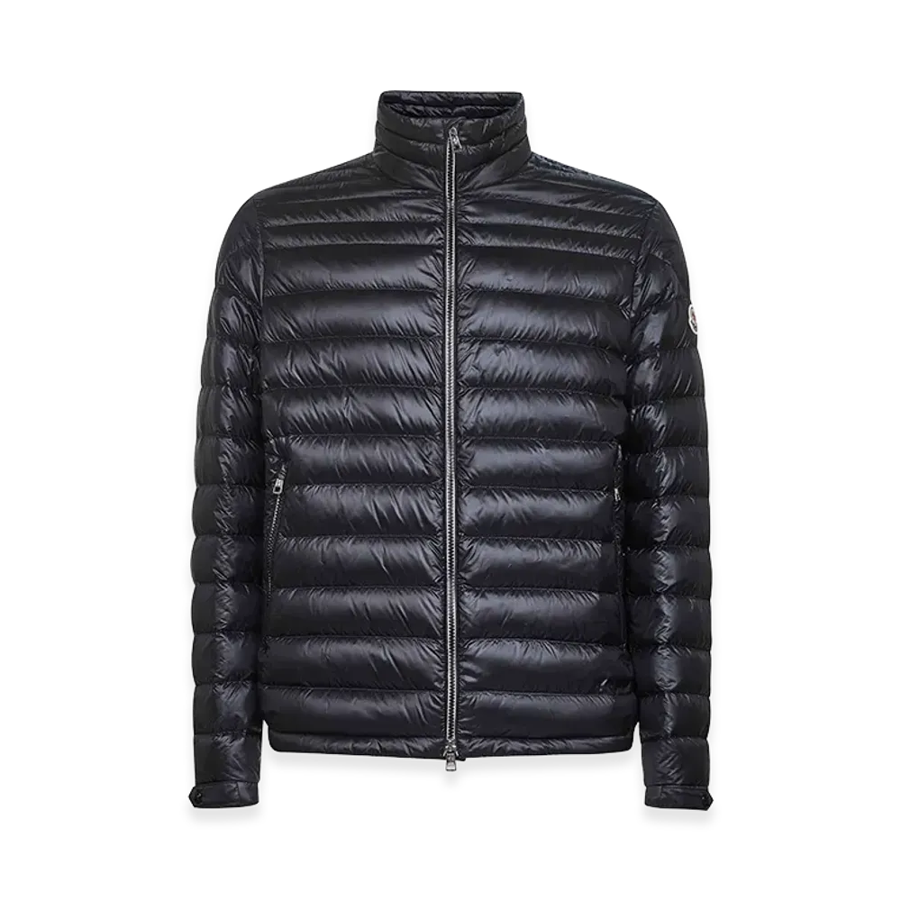 MONCLER Coats "Black/Clear Blue"