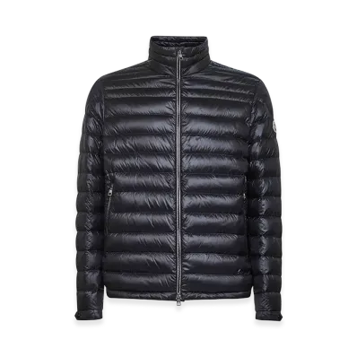 MONCLER Coats "Black/Clear Blue"