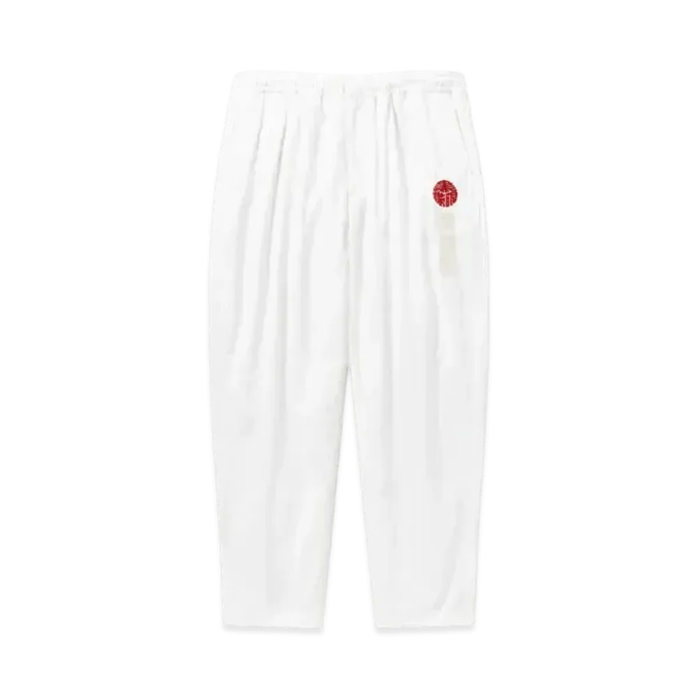 Black Eye Patch Kamon Easy Pants "White"