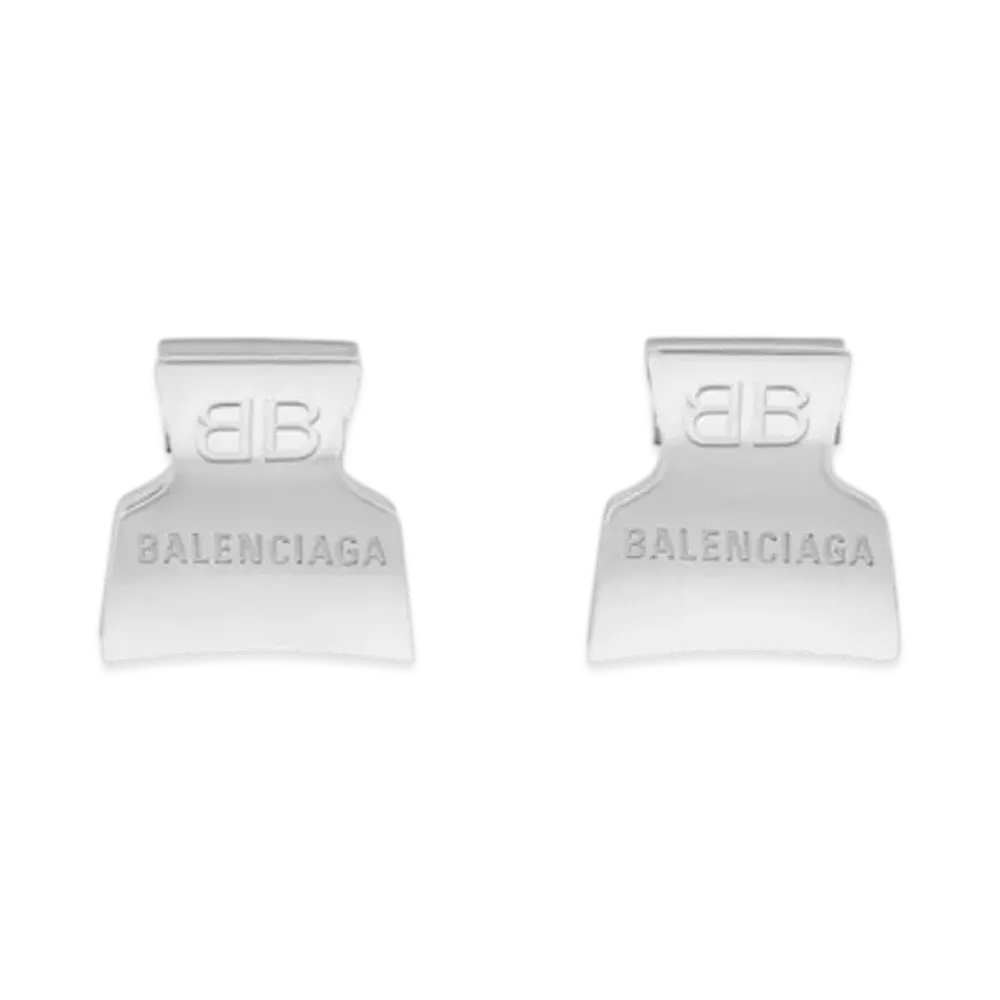 BALENCIAGA Pretty Mini Hair Grip Set "Silver"