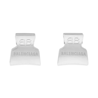 BALENCIAGA Pretty Mini Hair Grip Set "Silver"