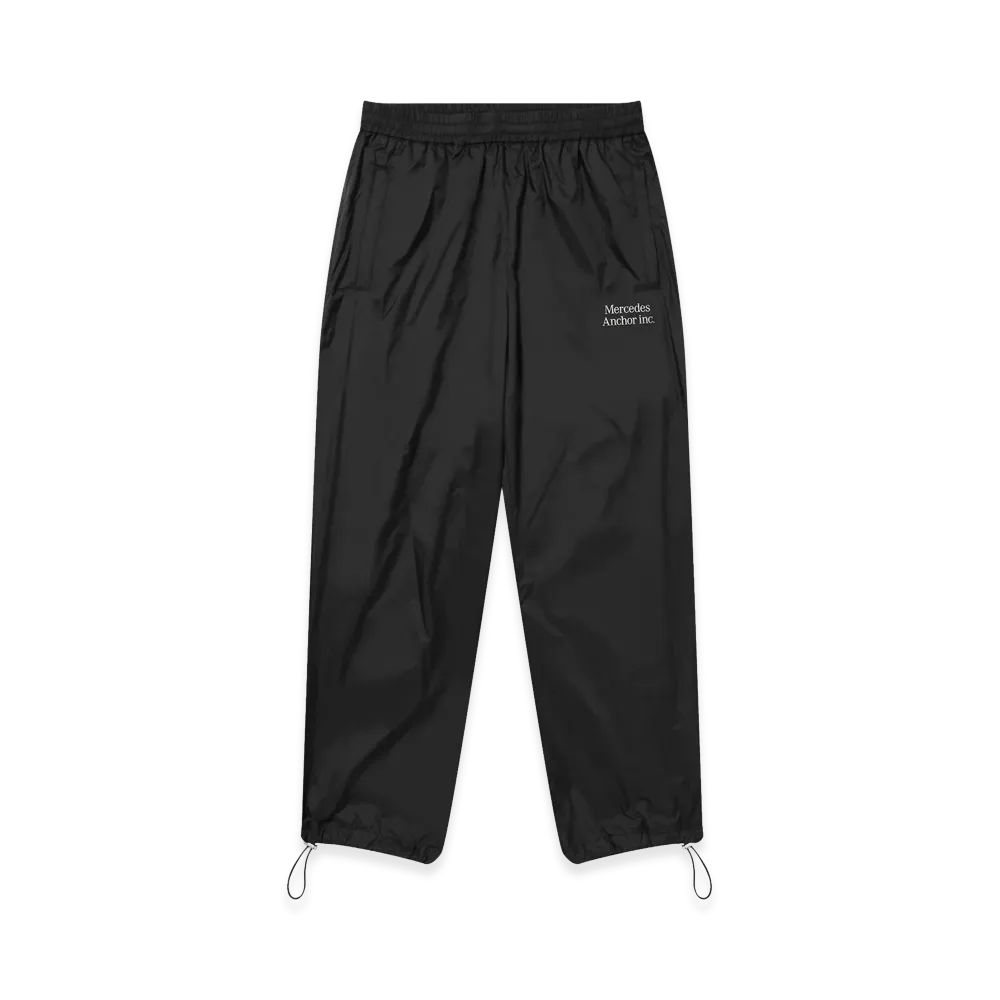 Mercedes Anchor inc. Light Weight Nylon Track Pants "Black"