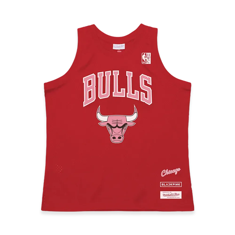 Mitchell & Ness x BLACKPINK Bulls Jersey "Red"