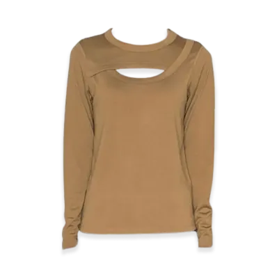 The North Face x HYKE Long Sleeve Merino Trail Crew (Women's) "Utility Brown"