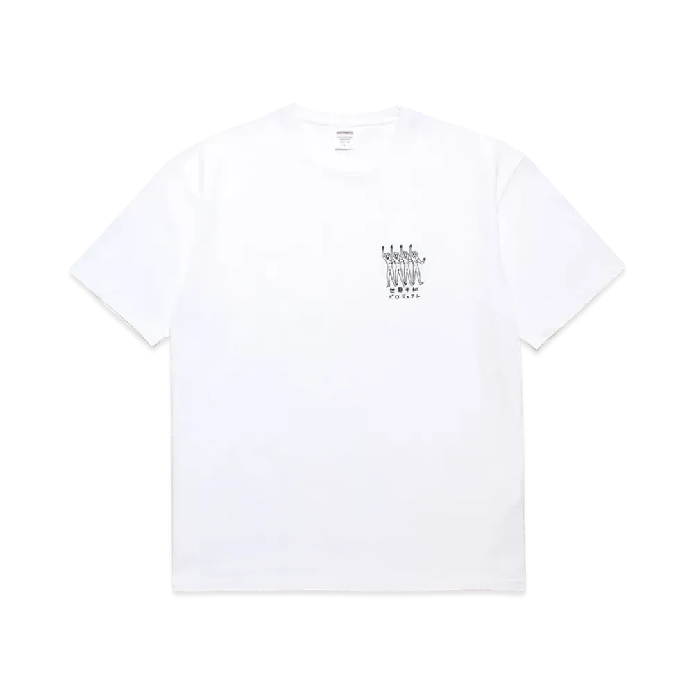 WACKO MARIA 世界平和プロジェクト / Washed Heavy Weight T-Shirt "White"