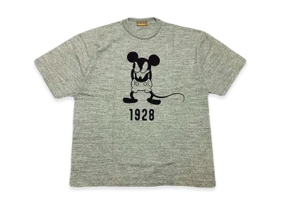 HUMAN MADE x Mickey Mouse Graphic T-Shirt #2 1928 Kyoto Exclusive "Grey"