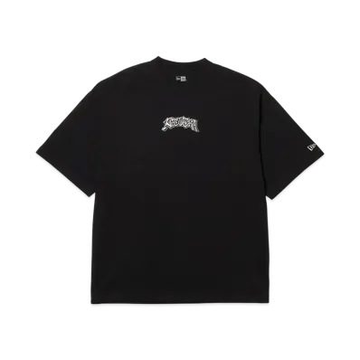 NEW ERA Short Sleeve Oversized Cotton T-shirt Slowup "Black"