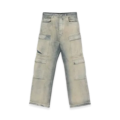 Rick Owens DRKSHDW Double Cargo Jeans "Light Blue"