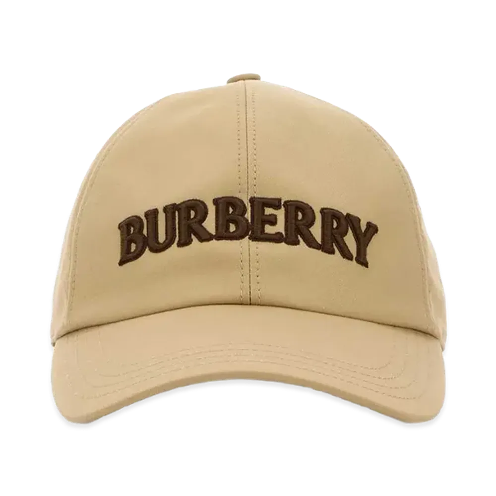 Burberry Women's Gabardine Baseball Cap "Beige"