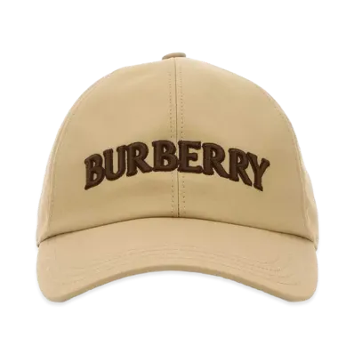 Burberry Women's Gabardine Baseball Cap "Beige"