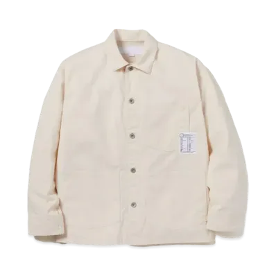 NEIGHBORHOOD BW . Short Coverall Jacket "White"
