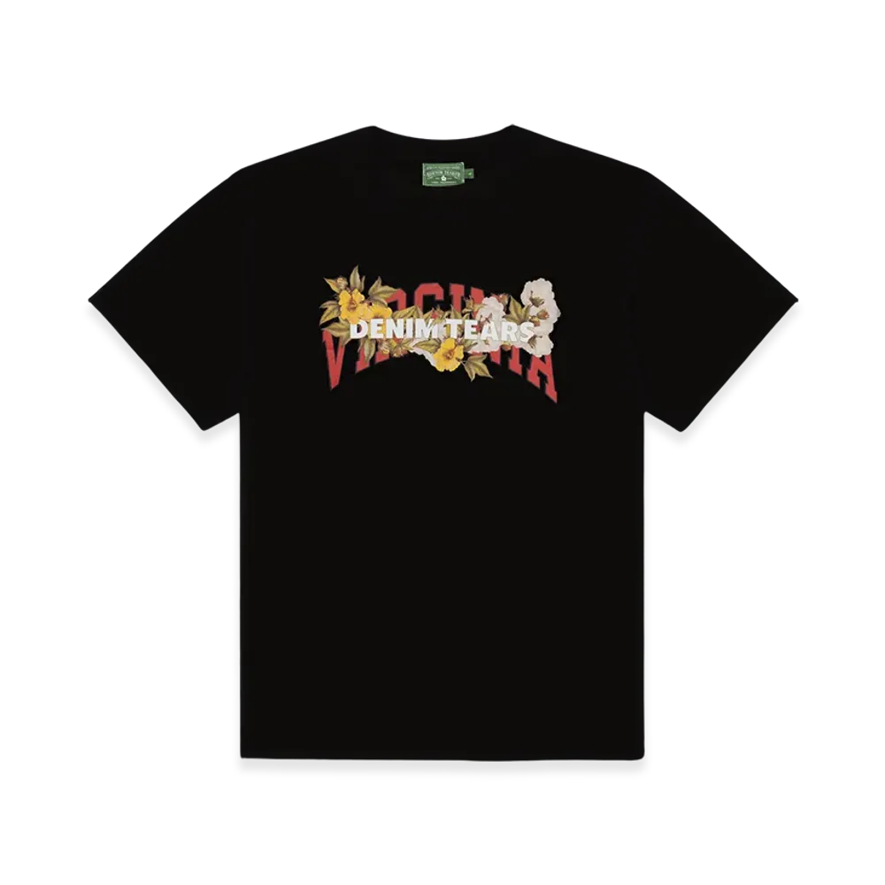 DENIM TEARS Virginia Tears Tee "Black"