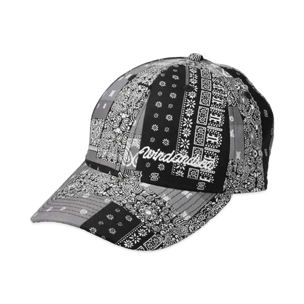 WIND AND SEA WDS_(PAISLEY-PATTERN) 6PANEL CAP "Black"