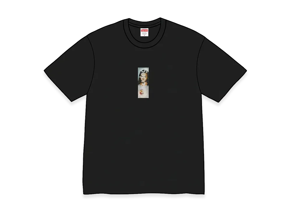 Supreme Prayer Card Box Logo Tee "Black"